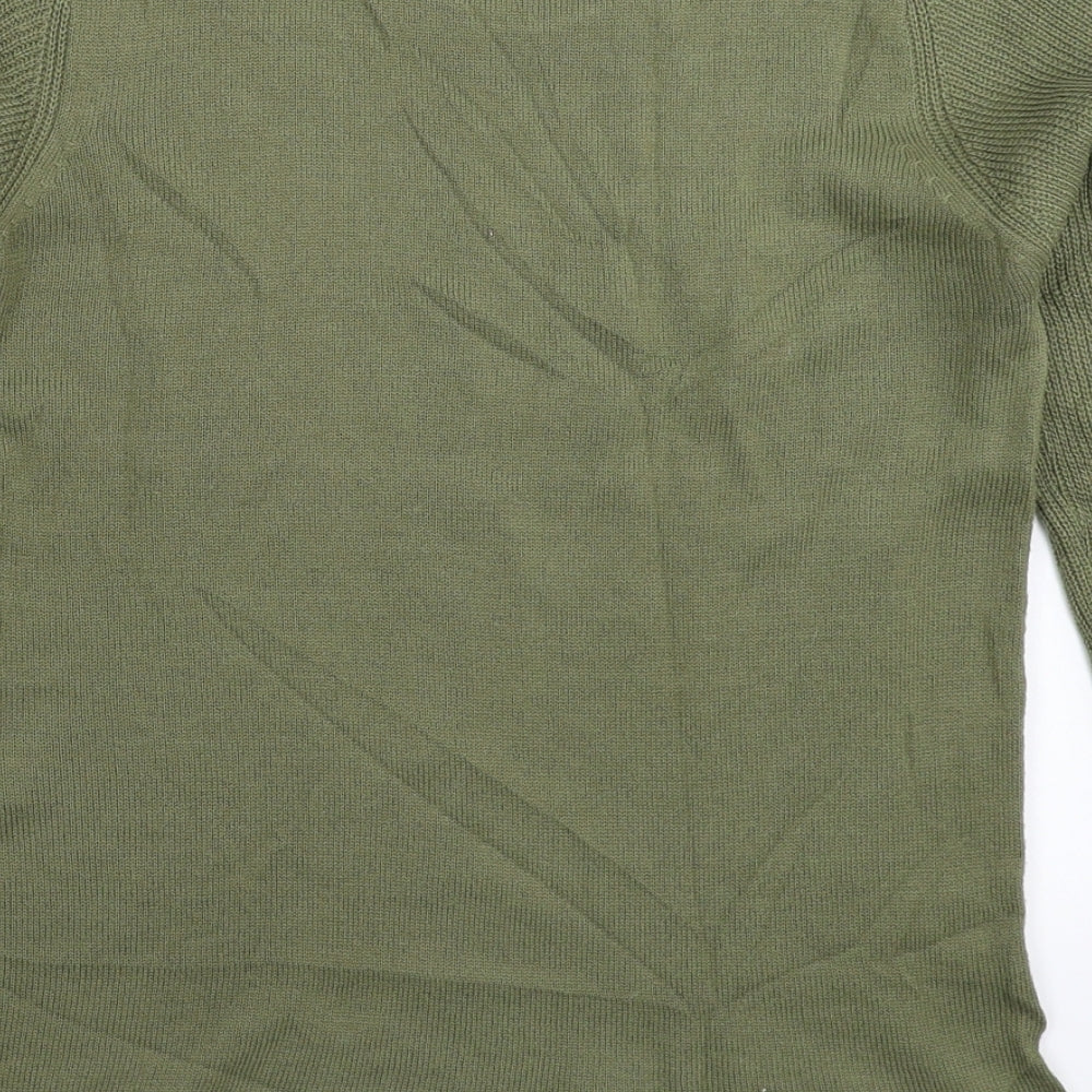 Womens UK Size 8 Dorothy Perkins Green Pullover Jumper