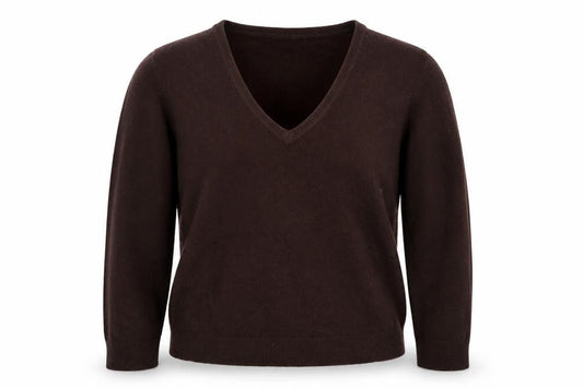 Look Womens Grey  Knit Pullover Jumper Size S