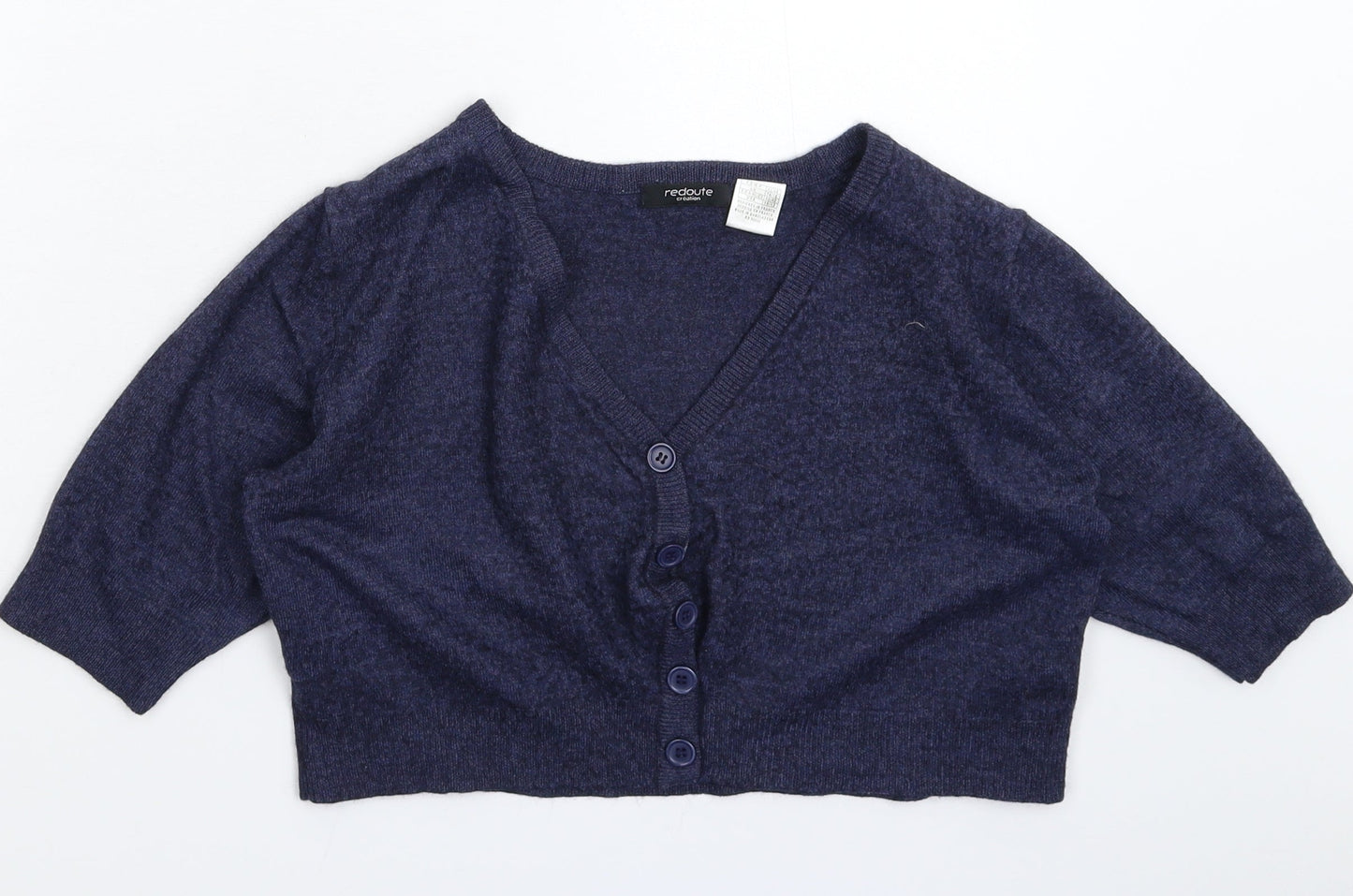 La Redoute Womens Blue  Knit Cardigan Jumper Size 16