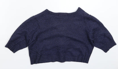 La Redoute Womens Blue  Knit Cardigan Jumper Size 16