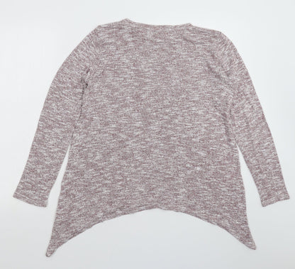 Womens UK Size 16 Papaya Grey Pullover Jumper