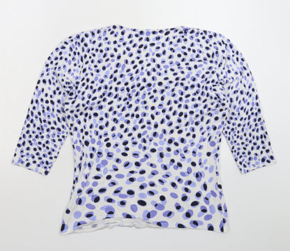 Womens UK Size XL Preworn White Pullover Jumper