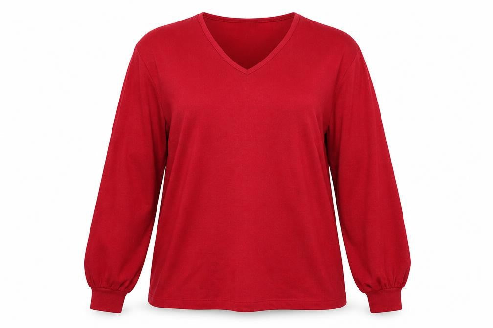 Womens UK Size 10 Marks and Spencer Red Pullover Jumper