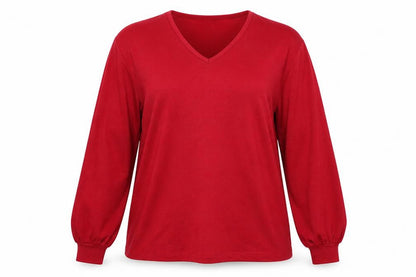Womens UK Size 10 Marks and Spencer Red Pullover Jumper