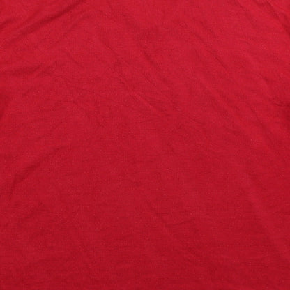 Womens UK Size 10 Marks and Spencer Red Pullover Jumper