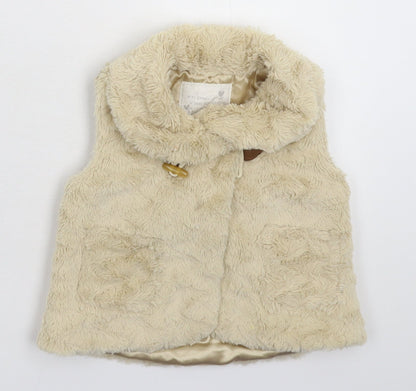 Matalan Baby Beige   Gilet Jacket Size 12-18 Months