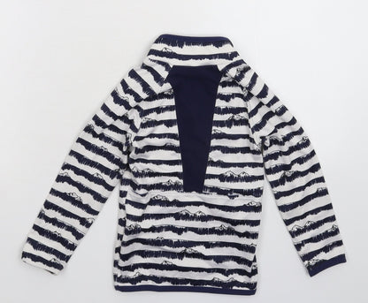 DECATHLON Boys Multicoloured Striped  Jacket  Size 4 Years