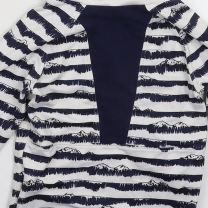 DECATHLON Boys Multicoloured Striped  Jacket  Size 4 Years