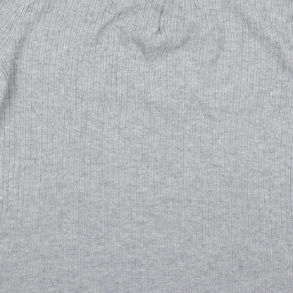 Womens UK Size 8 Topshop Grey Pullover Jumper