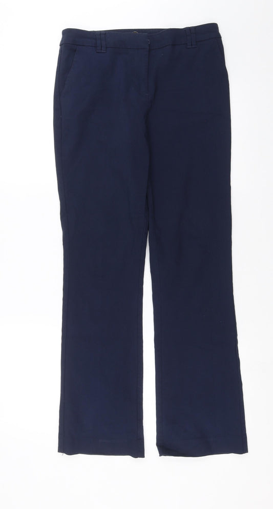 TU Womens Blue   Trousers  Size 8 L28 in - short Leg