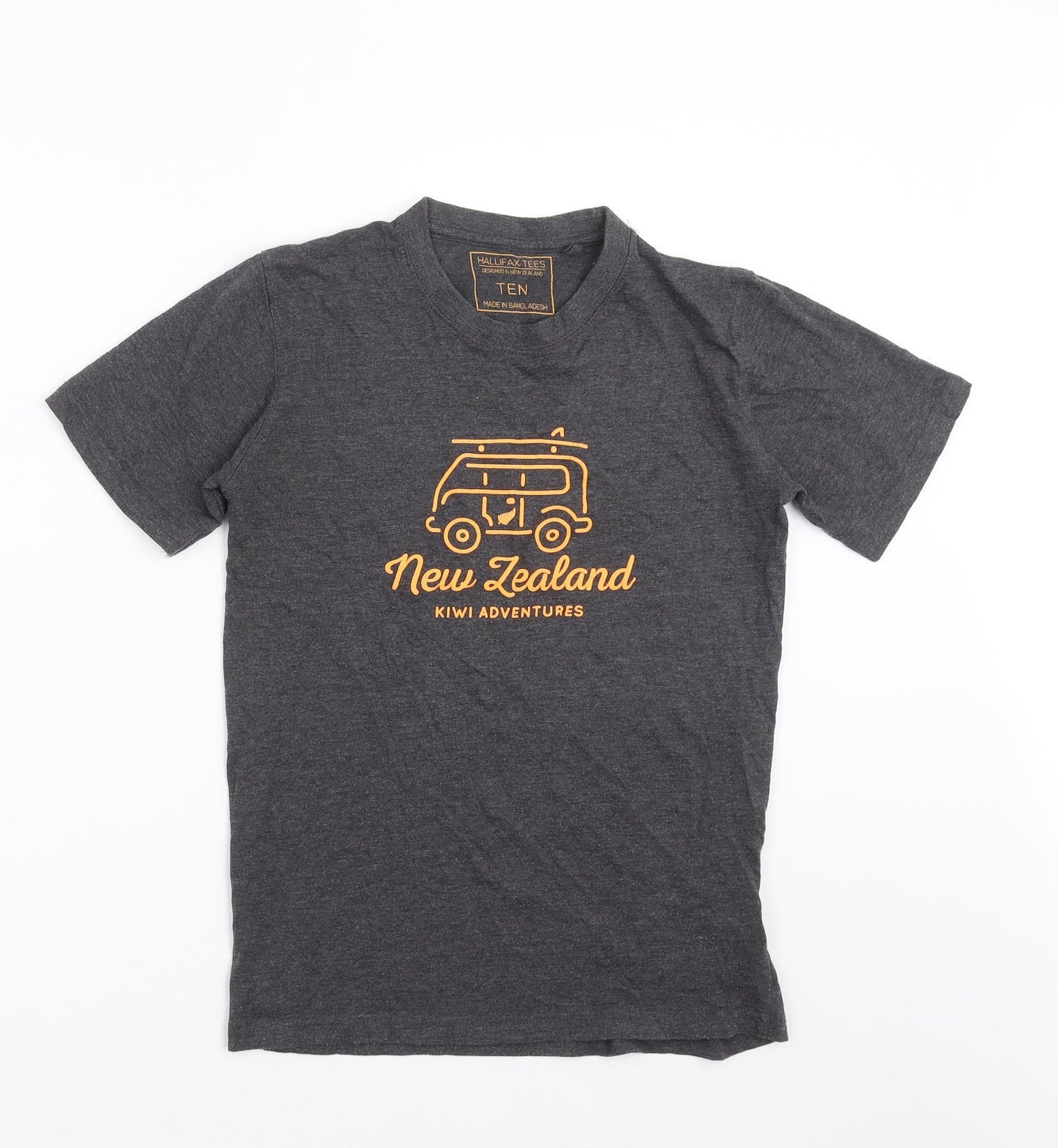 Halifax  Womens Grey   Basic T-Shirt Size 10  - New Zealand