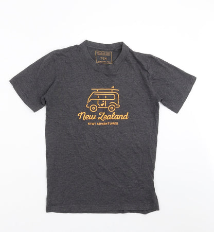 Halifax  Womens Grey   Basic T-Shirt Size 10  - New Zealand