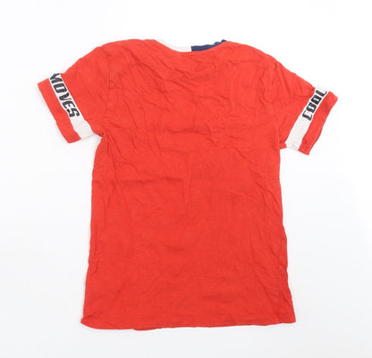 NEXT Boys Red   Basic T-Shirt Size 11 Years