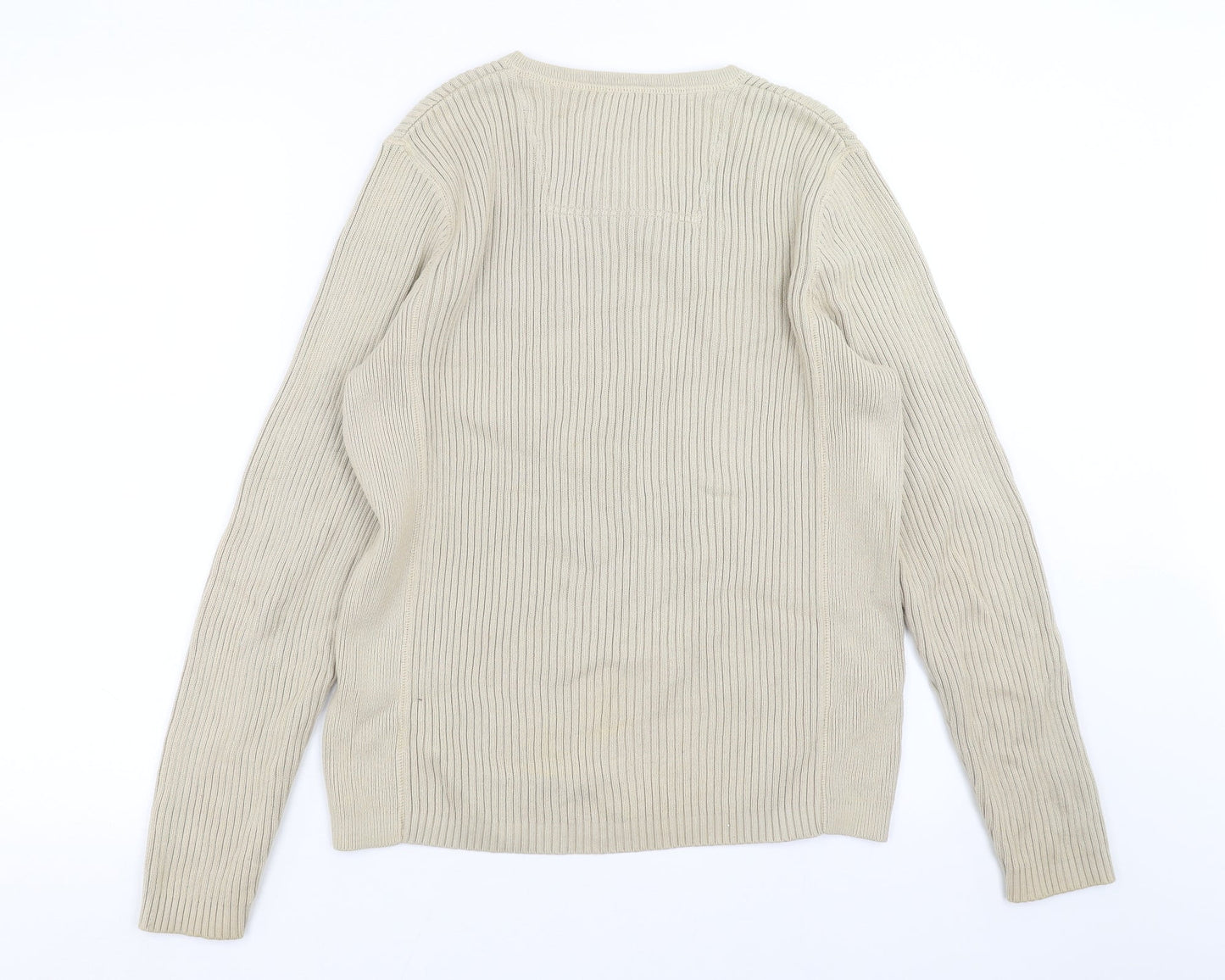 NEXT Mens Beige   Pullover Jumper Size S