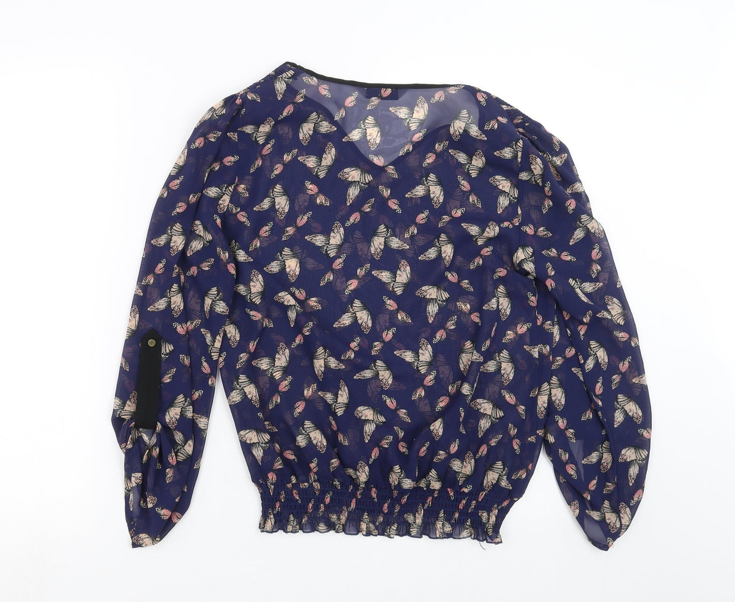 Womens UK Size 10 TU Blue Basic Blouse