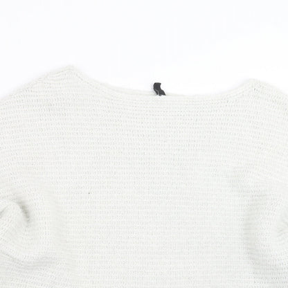Divided by H&M Womens Ivory  Knit Pullover Jumper Size L