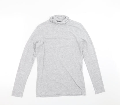 Womens UK Size 8 NEXT Grey Basic T-Shirt