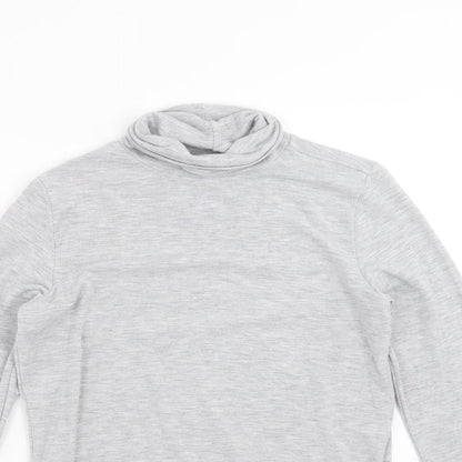 Womens UK Size 8 NEXT Grey Basic T-Shirt