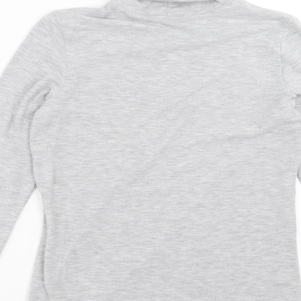 Womens UK Size 8 NEXT Grey Basic T-Shirt