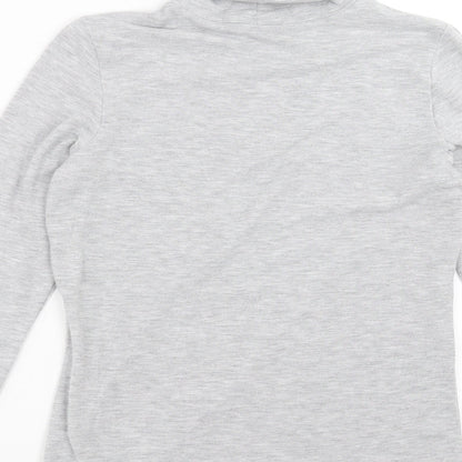 Womens UK Size 8 NEXT Grey Basic T-Shirt