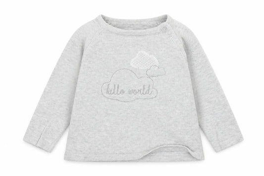 Matalan Baby Grey Solid  Chemise Pyjama Set Size 6-9 Months