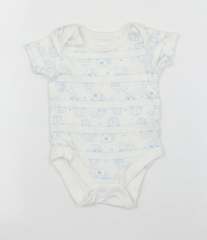 TU Baby White   Babygrow One-Piece Size 0-3 Months