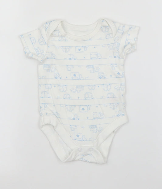 TU Baby White   Babygrow One-Piece Size 0-3 Months