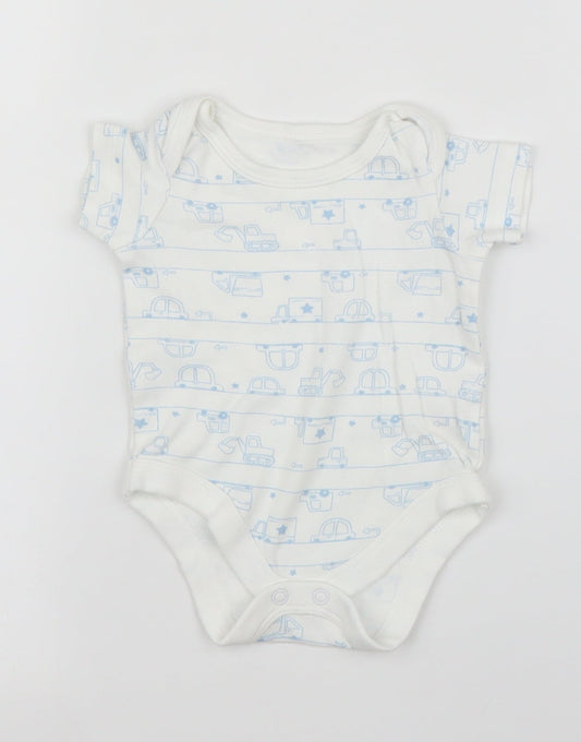 TU Baby White   Babygrow One-Piece Size 0-3 Months