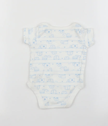 TU Baby White   Babygrow One-Piece Size 0-3 Months