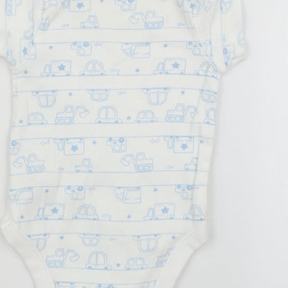 TU Baby White   Babygrow One-Piece Size 0-3 Months