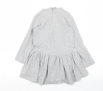 Cocco Drillo Girls Grey   A-Line  Size 2 Years