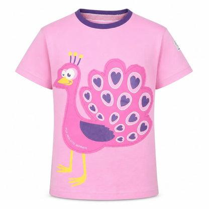 Lazy Jacks Girls Pink   Basic T-Shirt Size 7 Years