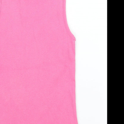 George Girls Pink   Basic Tank Size 8-9 Years