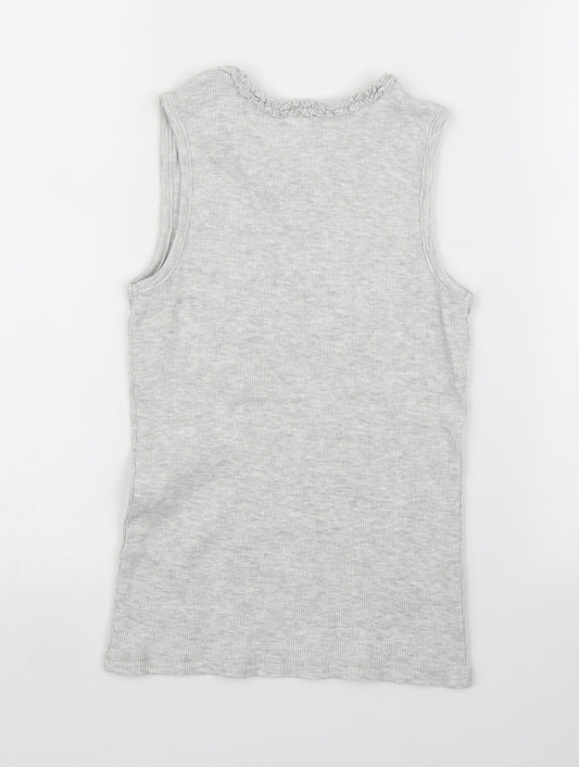 George Girls Grey   Basic Tank Size 8 Years