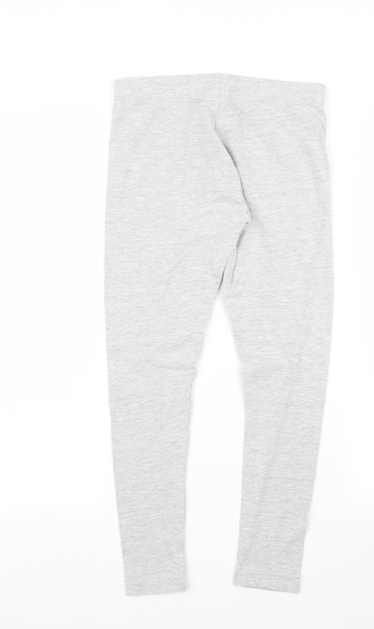 Next Girls Grey   Carrot Trousers Size 11 Years