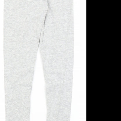 Next Girls Grey   Carrot Trousers Size 11 Years