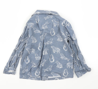 TU Baby Blue   Basic Button-Up Size 18-24 Months