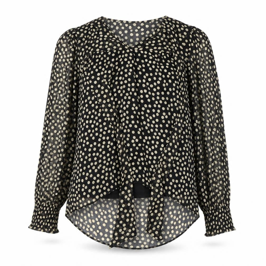 Womens UK Size 10 Dorothy Perkins Black Basic Blouse