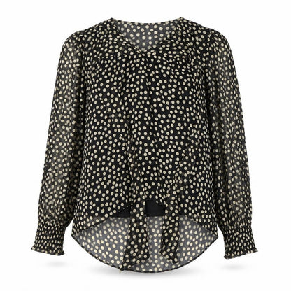 Womens UK Size 10 Dorothy Perkins Black Basic Blouse