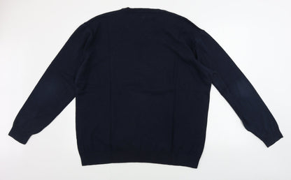 Womens UK Size 2XL NEXT Blue Pullover Jumper