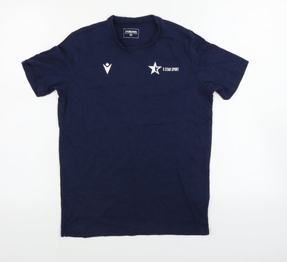 Macron  Mens Blue    T-Shirt Size XS