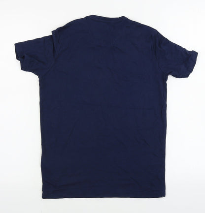 Macron  Mens Blue    T-Shirt Size XS