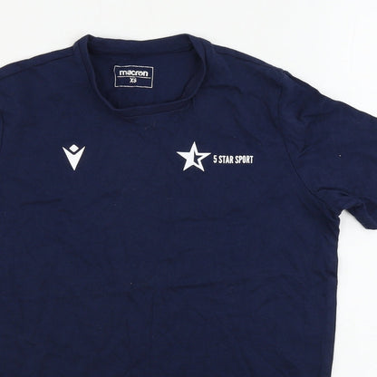 Macron  Mens Blue    T-Shirt Size XS