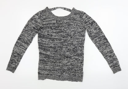 Womens UK Size XS VERO MODA Grey Pullover Jumper