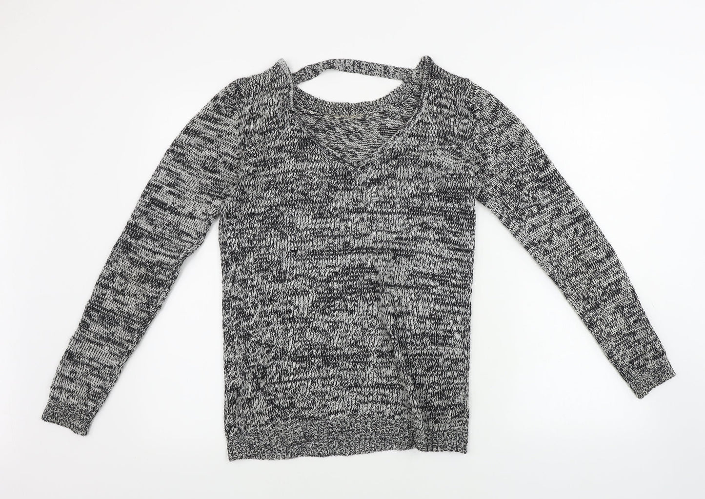 Womens UK Size XS VERO MODA Grey Pullover Jumper