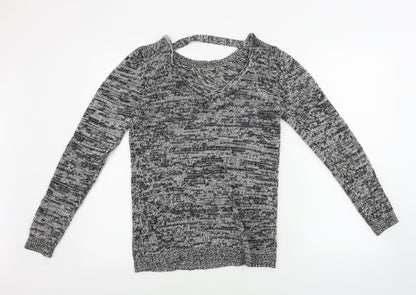 Womens UK Size XS VERO MODA Grey Pullover Jumper
