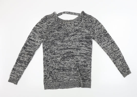 Womens UK Size XS VERO MODA Grey Pullover Jumper