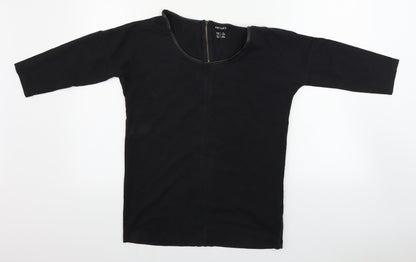 ESMARA Womens Black   Basic T-Shirt Size S