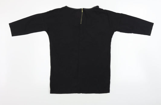 ESMARA Womens Black   Basic T-Shirt Size S