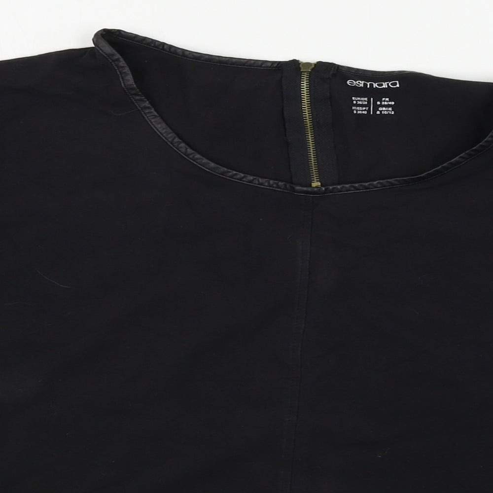 ESMARA Womens Black   Basic T-Shirt Size S